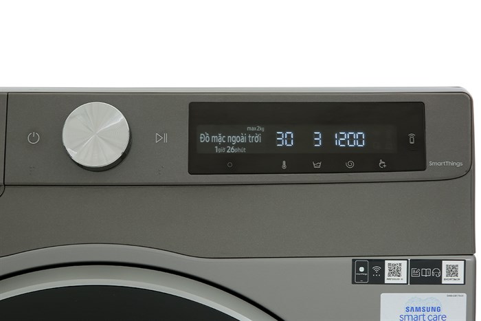 Máy Giặt Samsung Inverter 9 Kg WW90T634DLN/SV